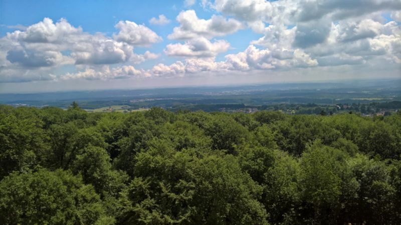 Blick vom Höcher Turm Richtung Lagerplatz