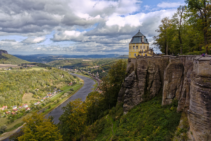 Blick von der Feste Königstein